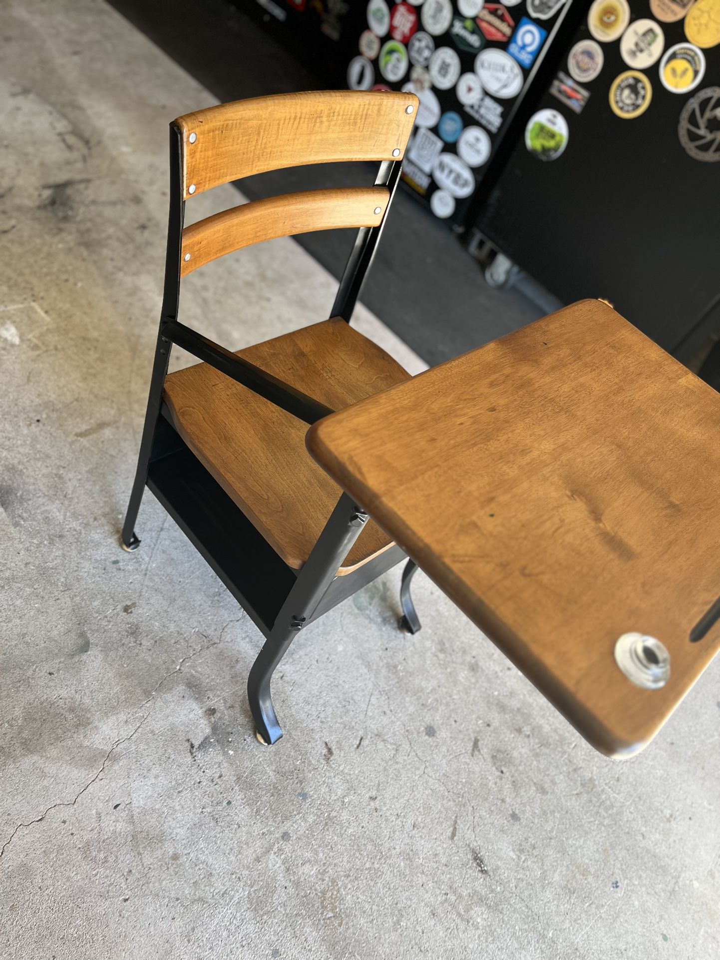 Restored Vintage School Desk