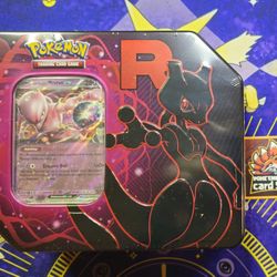 Pokémon Team Rocket Mewtwo ex Collectors Tin