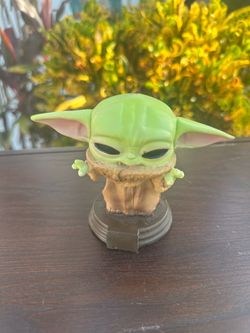 Grogu Baby Yoda Mini Figure on Base