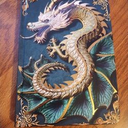 Golden Dragon Hardcover 8.5" x 6" Journal Notebook