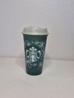 Starbucks 2023 Holiday Snow Stars Color Changing Reusable Hot Cup 16 oz