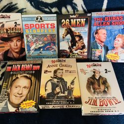 Dvd Sets. Western And Sports. Each Set Is $5 Unplayed
