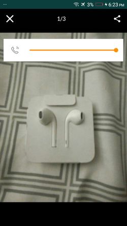 Authentic Apple headphones