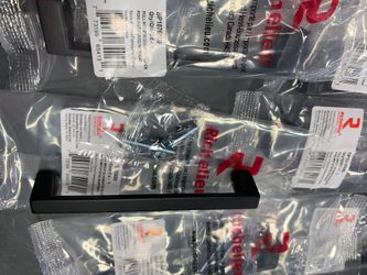 Richelieu pull Met 4” Matte Black 10 pc gabinete Handle