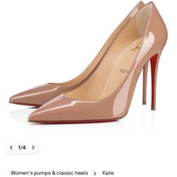 New Louboutin Pigalle Follies 100 (38) Red Bottoms 