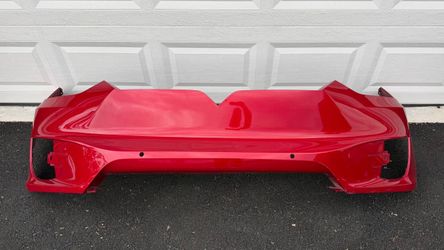 RED TESLA MODEL X 2016 2017 2018 2019 2020 FRONT BUMPER