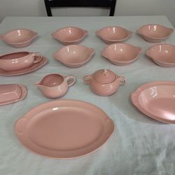 Lu-ray Pastels Pink Dish Set 16pcs