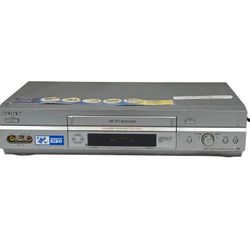 Sony SLV-N750 VCR Video Cassette Recorder VHS Player Hi-Fi Tested Working 