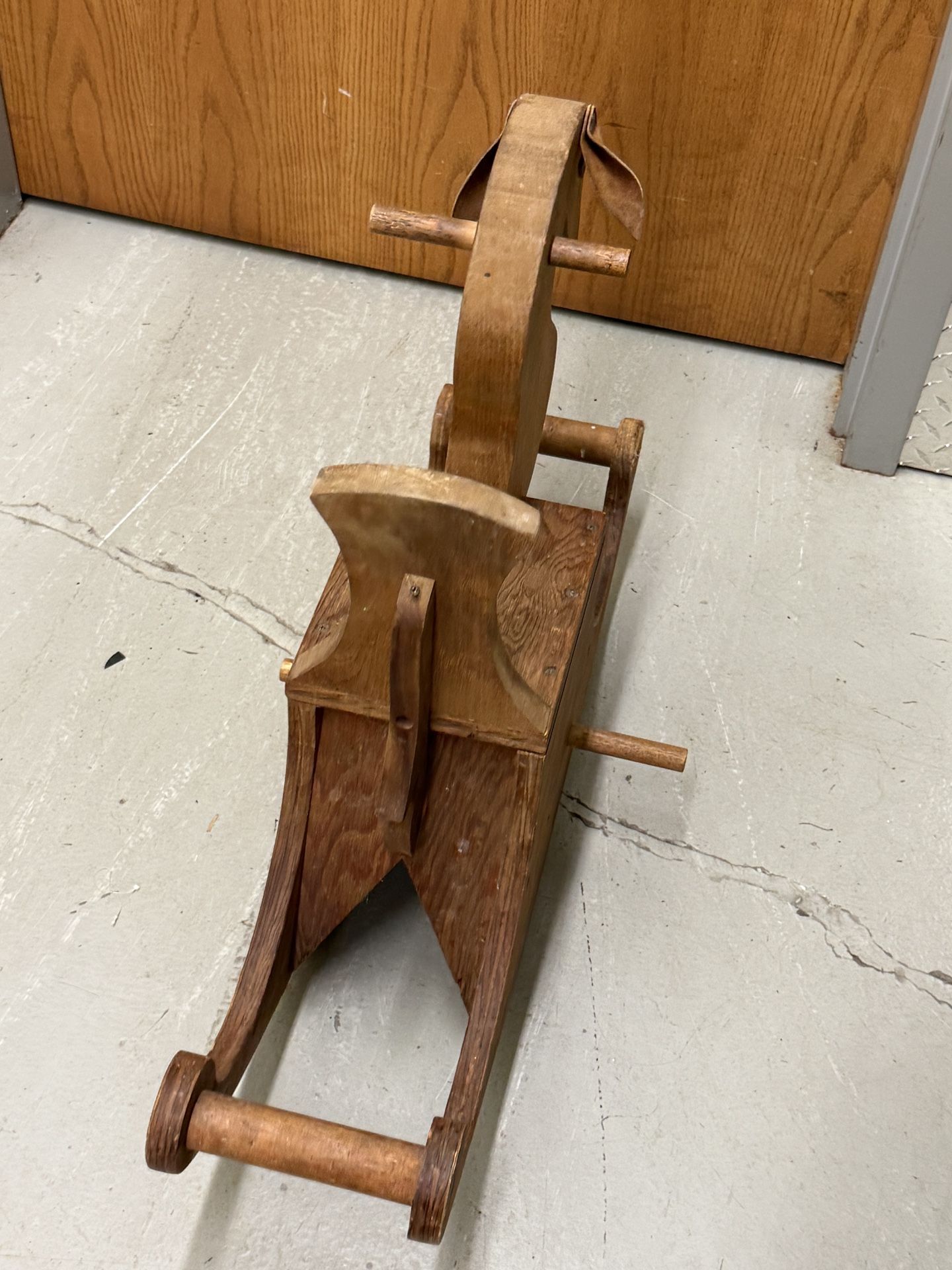 Handmade Wooden Rocking Horse – Vintage Toy