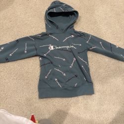 Green Kids Champion Hoodie