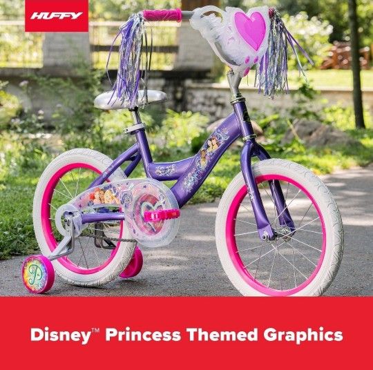 New DISNEY PRINCESS HUFFY BIKE