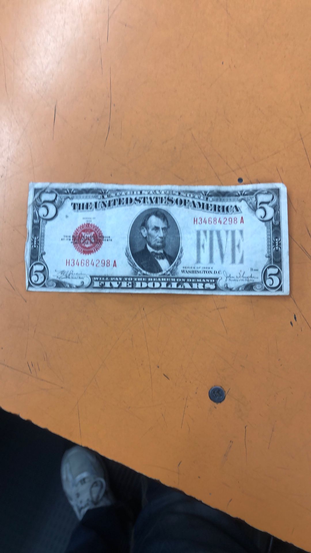 United States, Five Dollar 1928
