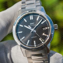 IWC Stainless Steel 40mm Ingenieur Automatic Watch Black IW357002