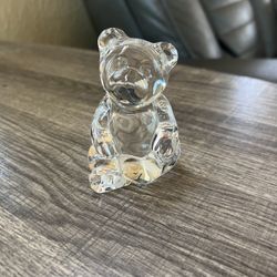 Glass Collectible Teddy Bear