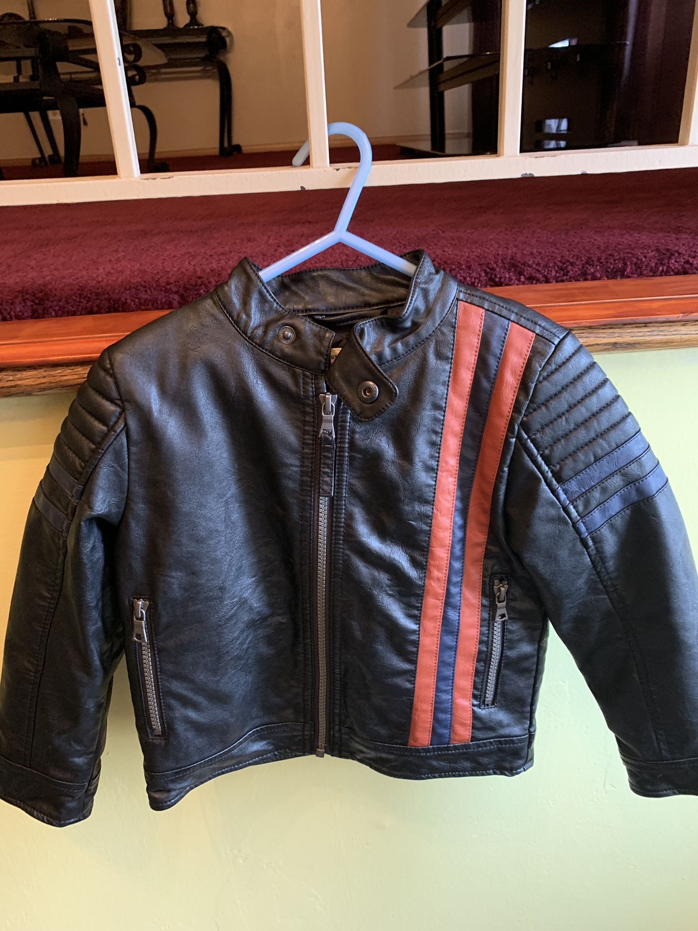 Next Brand Boys motorcycle jacket Size 4-5