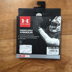 Under Armour Gameday Armour Padded Elbow Sleeve Adult Medium White HEX Football