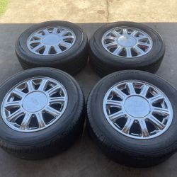 225 60 16 Like New Set Tires With Rims Linconl Ford Cmax Focus Fuzion 5x108 Tires Have Almost New Tread Left 