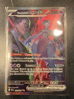 Pokémon TCG Team Rocket's Mewtwo ex - 231/182
