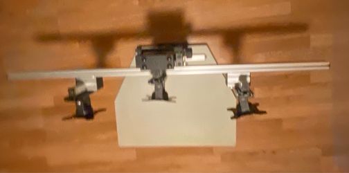 Desktop Mechanical Assembly with Rail and Clamps