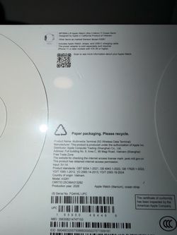 Apple Watch Ultra 3 49mm Titanium Ocean Band