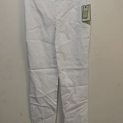 New Dana Buchman White Pants Size Medium (NWT)