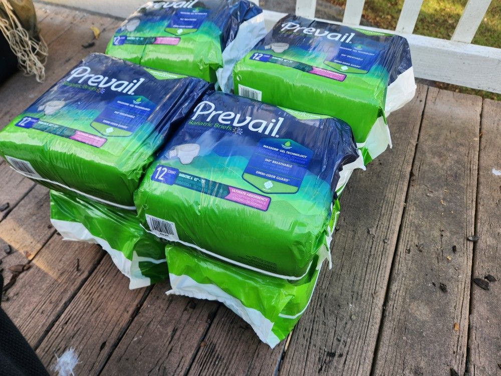 Prevail Bariatric Briefs 8 X 12 Packs