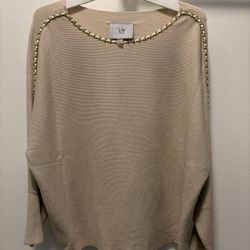 LIV Beige Sweatshirt