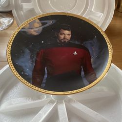 Hamilton Collection Star Trek TNG Plate