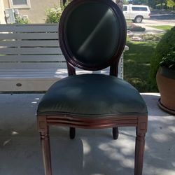 *Set Of 4* New In Box Dark Green French Dining Chairs