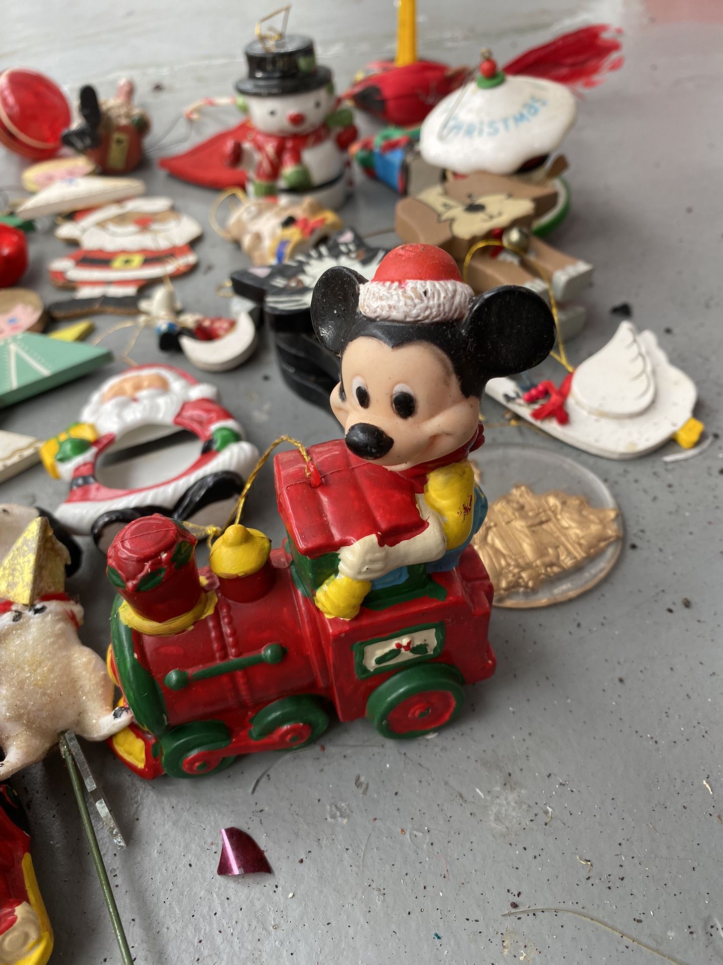 Lot of Antique Christmas Ornaments