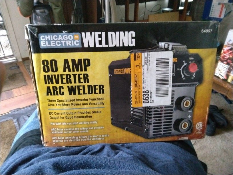 chicago electric welding 80 amp inverter arc welder