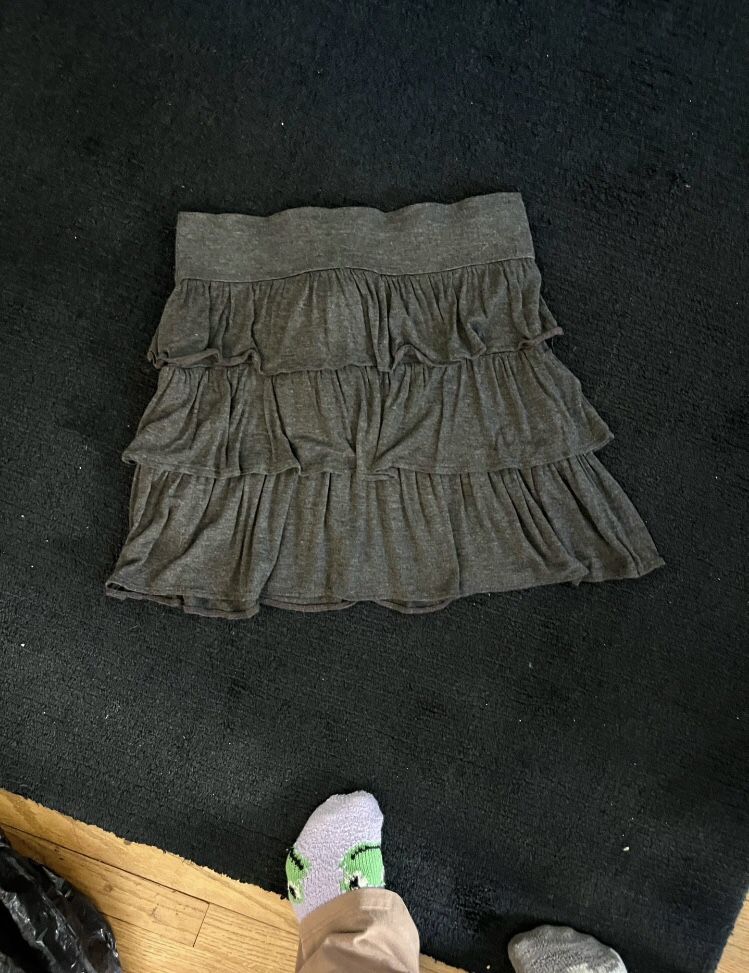 Layered Vintage Ruffle Skirt
