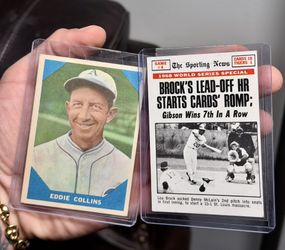 Awesome 😎 !!! (2) Baseball Cards From 1960 + 1968 !