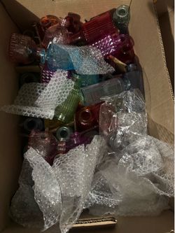 Small glass vases