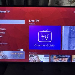 TCL 49” 4K UltraHD Roku Smart LED TV (No stand) 