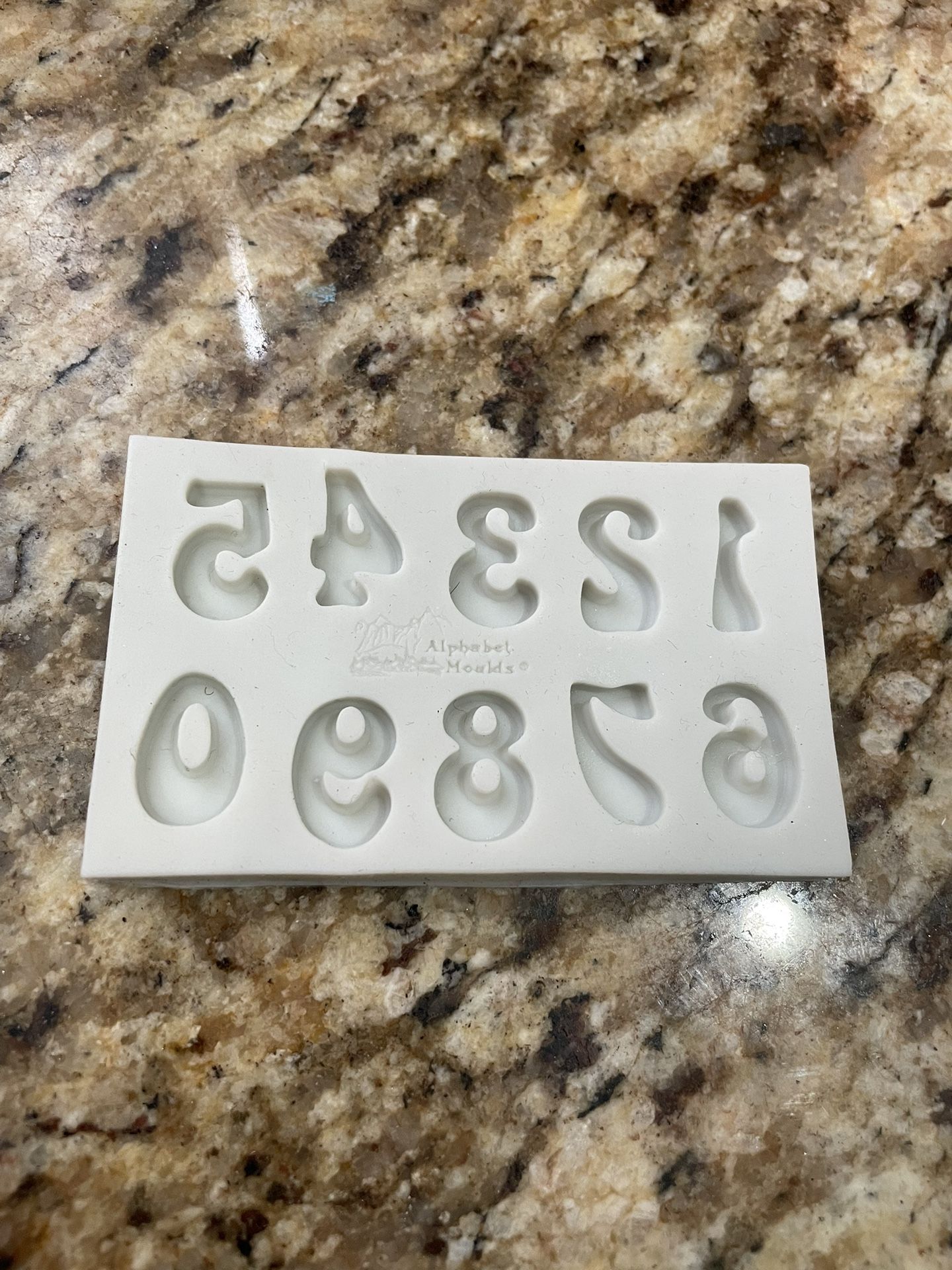 Numbers Silicone Mold