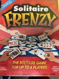 Solitaire Frenzy Board Game NEW