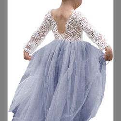 Little Girl Dress Up Gown/ Wedding Dress 