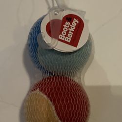 Boots & Barkley Dog Chew Tennis Balls 
