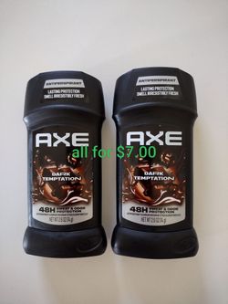 AXE Antiperspirant Stick For Men 48 Hour Sweat And Odor Protection For Long Lasting Freshness Dark Temptation Smooth Dark Chocolate Scent Men's Deodor