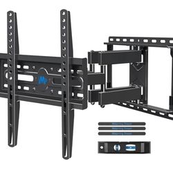 Mounting Dream TV Wall Mount for 32-65 Inch Television,Mount with Swivel and Tilt, Full Motion Bracket with Articulating Dual Arms, Fits 16inch Studs,