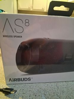 Airbuds AS8 Wireless Bluetooth Speaker