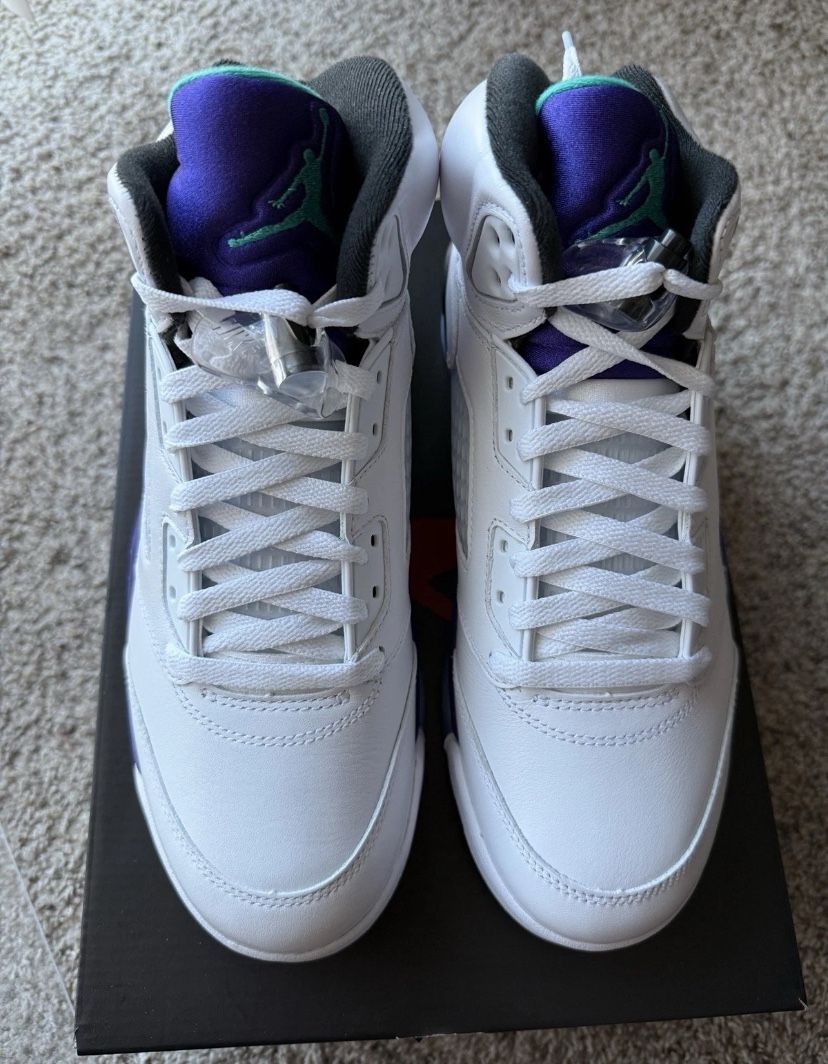 Air Jordan Retro 5 Grape Size 10 