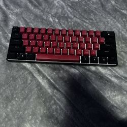 Gaming Keyboard And Mouse (60 Percent Keyboard And Honey Comb Mouse) 