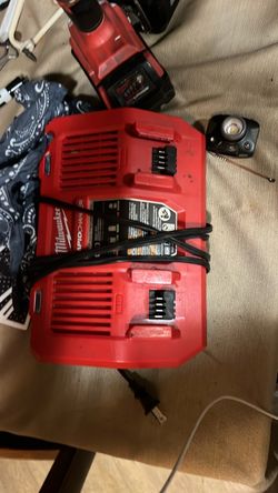 Milwaukee drills and batteries and rapid charger