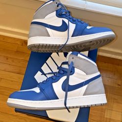 1985  Air Jordan 1 Retro High OG (True Blue 7Y)