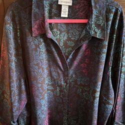 Catherine’s Multi-colored Blouse - Size3X