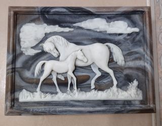Vintage Incolay All Stone Jewelry box
