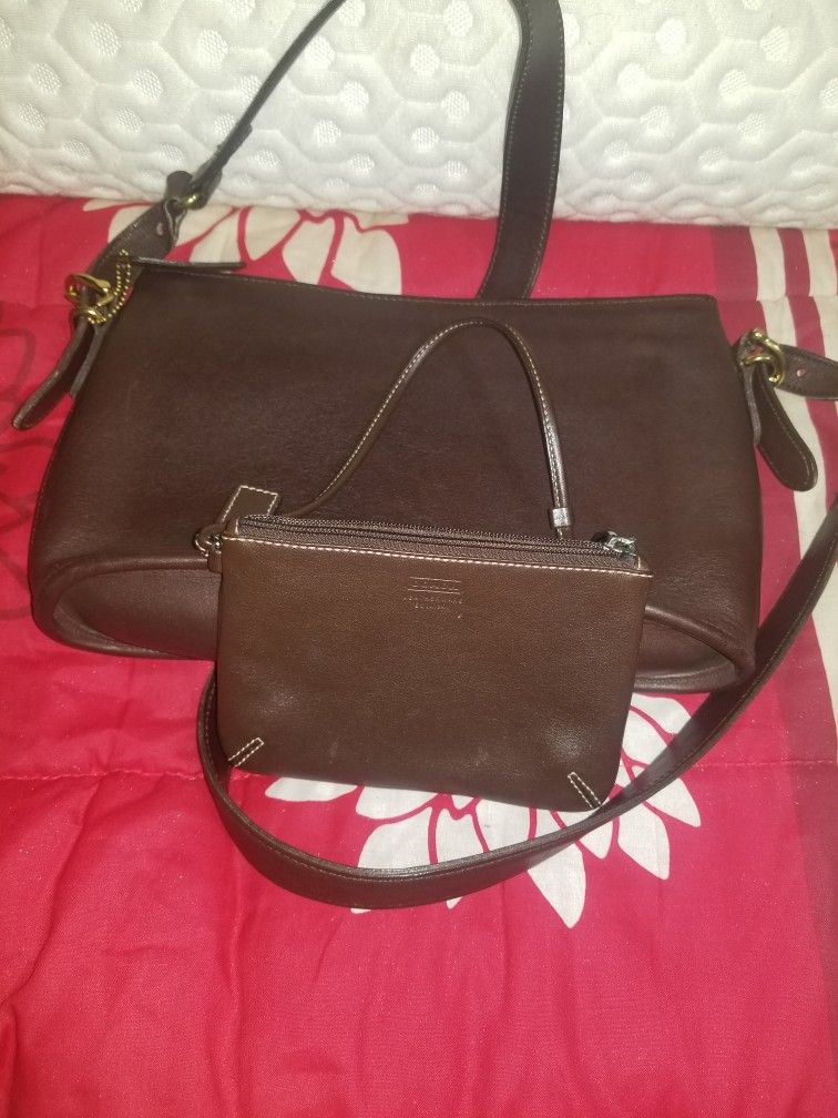 Bolsa Y Cartera Coach originales Son de Piel en Perfectas Condiciones