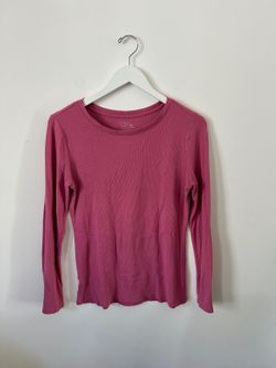 Time and Tru Pink Long Sleeve Top